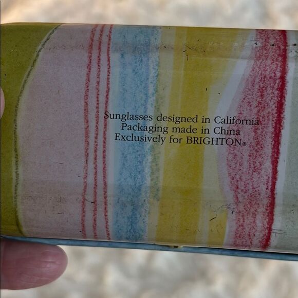 Brighton Metal Floral Eyeglass Case - Picture 4 of 4